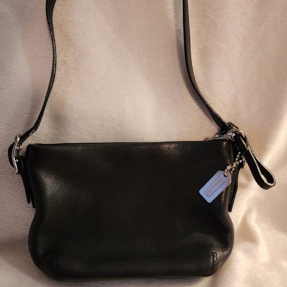 Coach Black Wristlet with Strap - Picture 1 of 4